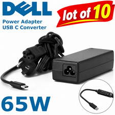 Lot of 10 65W USB-C Charger for Dell LA65NM170 HA65NM170 DA65NM170 0JYJ90 0M1WCF