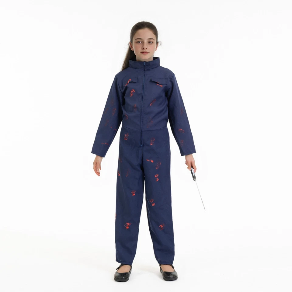 Xcoser Niños Disfraz de Halloween Adulto Michael Myers Juegos con disfraces Halloween Fiesta Conjunto Foto 4 de 4