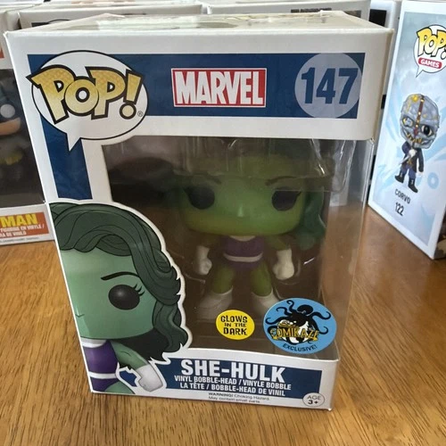 Funko Pop! Vinyl: Marvel - She-Hulk - (Glow) - Hot Topic (Exclusive) #147