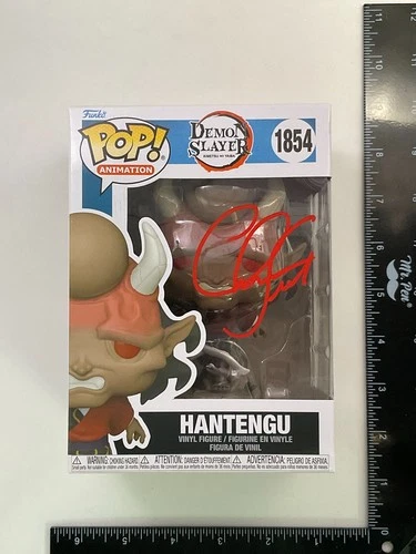 Funko Pop! Demon Slayer Hantengu #1854 Signed Christopher Corey Smith JSA -CN E2