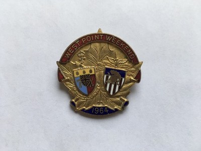 1964 WEST POINT WEEKEND EMAILLE ANSTECKNADEL ABZEICHEN