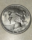 Scarce Choice XF+/AU 1921 Hi Relief Silver Peace $ Great collector item Free SH