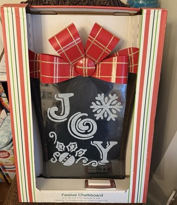 Vintage Festive 24'' ChalkBoard JOY Decoration NIB