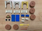 LEGO vintage fabuland 4223, 2145, 2040, 4335, used/discolored