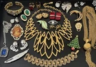 ALL True Vintage Costume Jewelry Lot Some Signed Trifari Coro Erwin Pearl