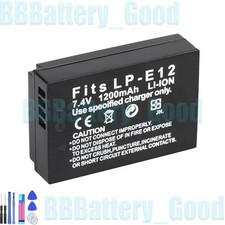 LP-E12 Battery for Canon EOS RP/R/R10/R100 1200mAh DSLR/Mirrorless Camera