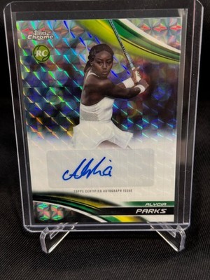 2025 Topps Chrome Alycia Parks Auto I RC Geometric Refractor Rookie #CA-APS