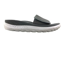 Vionic Unisex Size 10.5M 12W Rejuvenate Grey Open Toe Recovery Slides Sandals