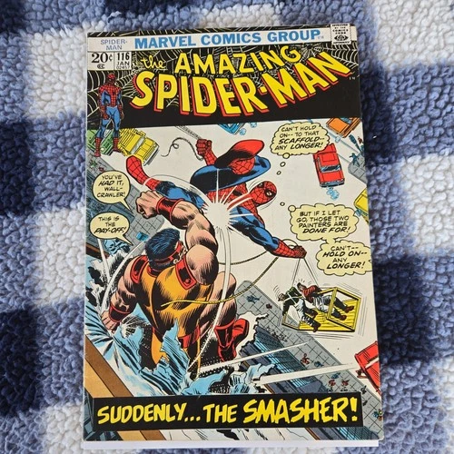 THE AMAZING SPIDER-MAN 116 GERRY CONWAY STORY 1ST APP OF THE SMASHER MARVEL 1972
