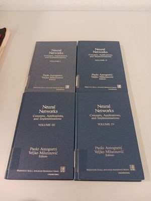 Prentice Hall Adv Ref Ser. Neural NetWorks  Concepts, Applications Vol 1-4 1991