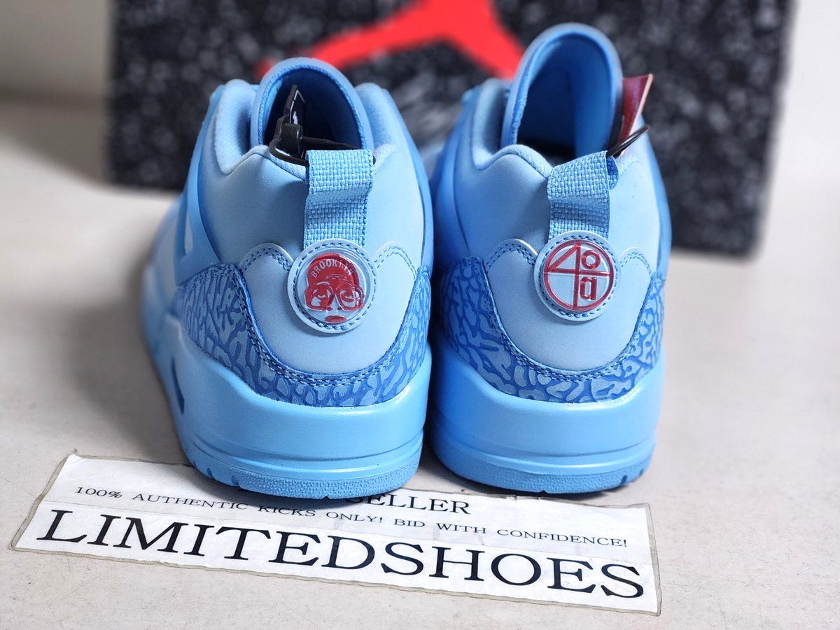 Size 9.5 - Air Jordan Spizike Low Houston Oilers for sale  display picture 1