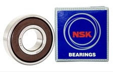 NSK 6206 2RS C3 6206 DDU C3 Rubber Sealed Deep Groove Ball Bearing 30x62x16mm