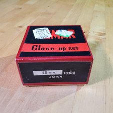 Vemar 46mm Macro Close-Up Lens Set +1 +2 +3 Coated Vintage Glass Filters Japan