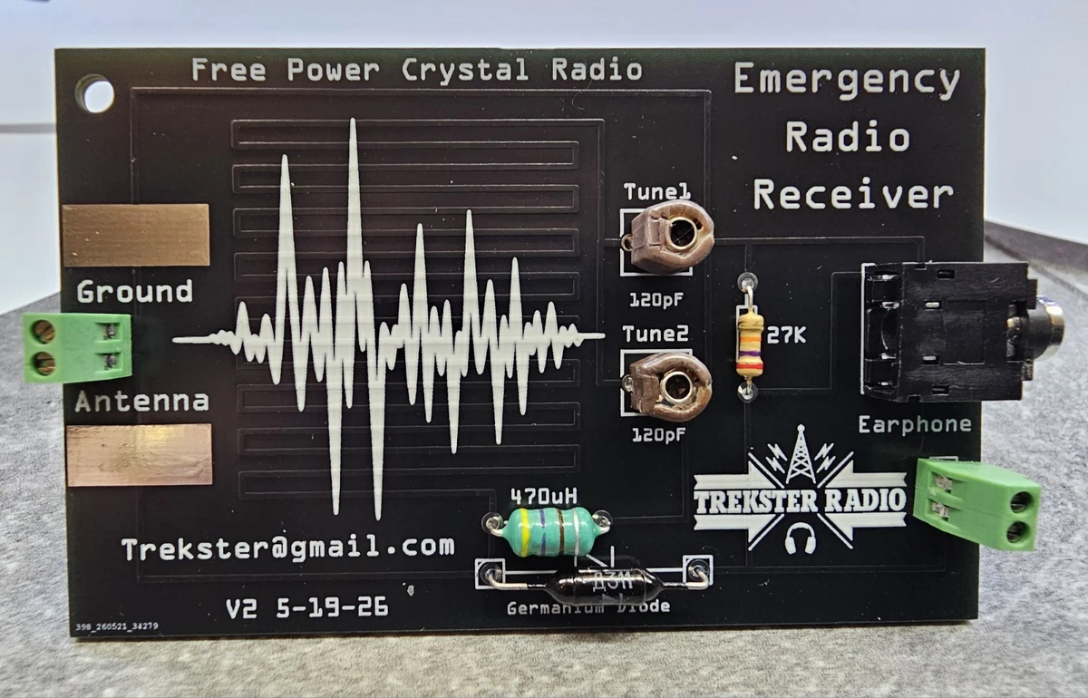 Crystal Radio Kit In Collectible Crystal Radios for sale | eBay