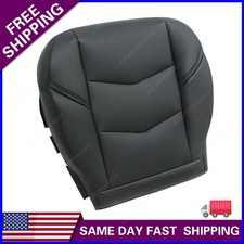 1x For 2015-2020 Cadillac Escalade Passenger Bottom Perforated Seat Cover Black 1x For 2015-2020 Cadillac Escalade Passenger Bottom Perforated Seat Cover Black
