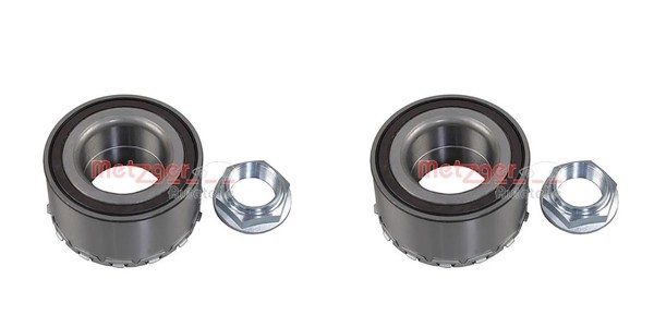 Metzger 2X Radnabe Radlagersatz Hinterachse FüR Mercedes Vito Mixto Kasten W639-image
