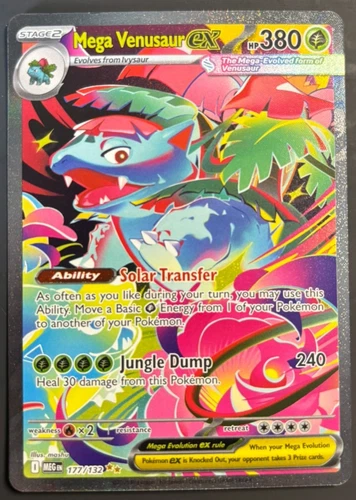 Mega Venusaur ex 177/132 Me01: Mega Evolution Holo