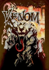 NEW Marvel VENOM Men’s Size XL Graphic T-Shirt Short Sleeve Charcoal NWT