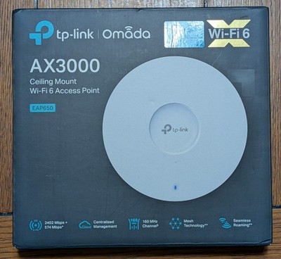 TP-Link EAP650 Ultra-Slim Wireless Access Point | Omada True WiFi 6 AX3000