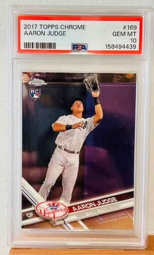 2017 Topps Chrome Aaron Judge RC #169 PSA 10