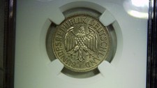 Lot 207b - Germany NGC slabbed 1958F Mark - MS63