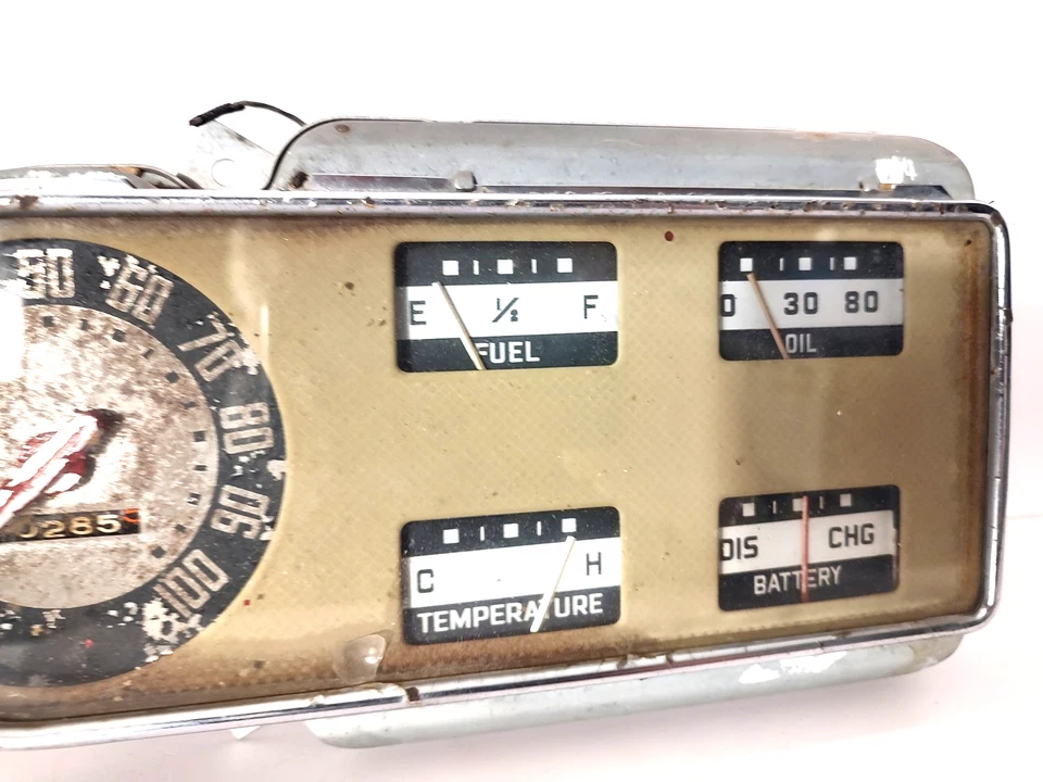 Оригинальная панель датчиков 1948 1949 1950 Ford F-1 F-2 F-3 от оригинального производителя - Изображение 3 из 4