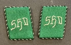 WW2 WWII German Stormtroopers Brownshirts Military collar tabs patches W RZM Tag
