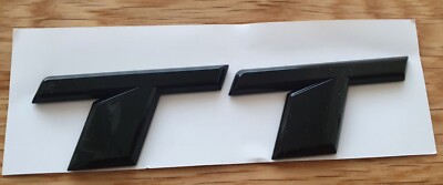  NEU 3D Qualität TT ABS Chrom Schriftzug Auto Styling Emblem Abzeichen Logo-schwarz