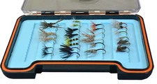 26 Pack Tenkara Flies - Assortment with silicone fly box