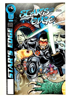 Section 8 Comics Star's Edge # 1 With Original Hand Drawn Sketch Card