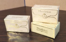Thistleton Fine English Soap, Travel size, Set of 3, Guest bath, GrandMi
