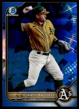 2022 Bowman Chrome Sapphire Euribiel Angeles A44 Oakland Athletics #BCP-225