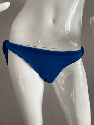 Swim System Poppy Tie Side Nile Blue Bikini Bottom Size L