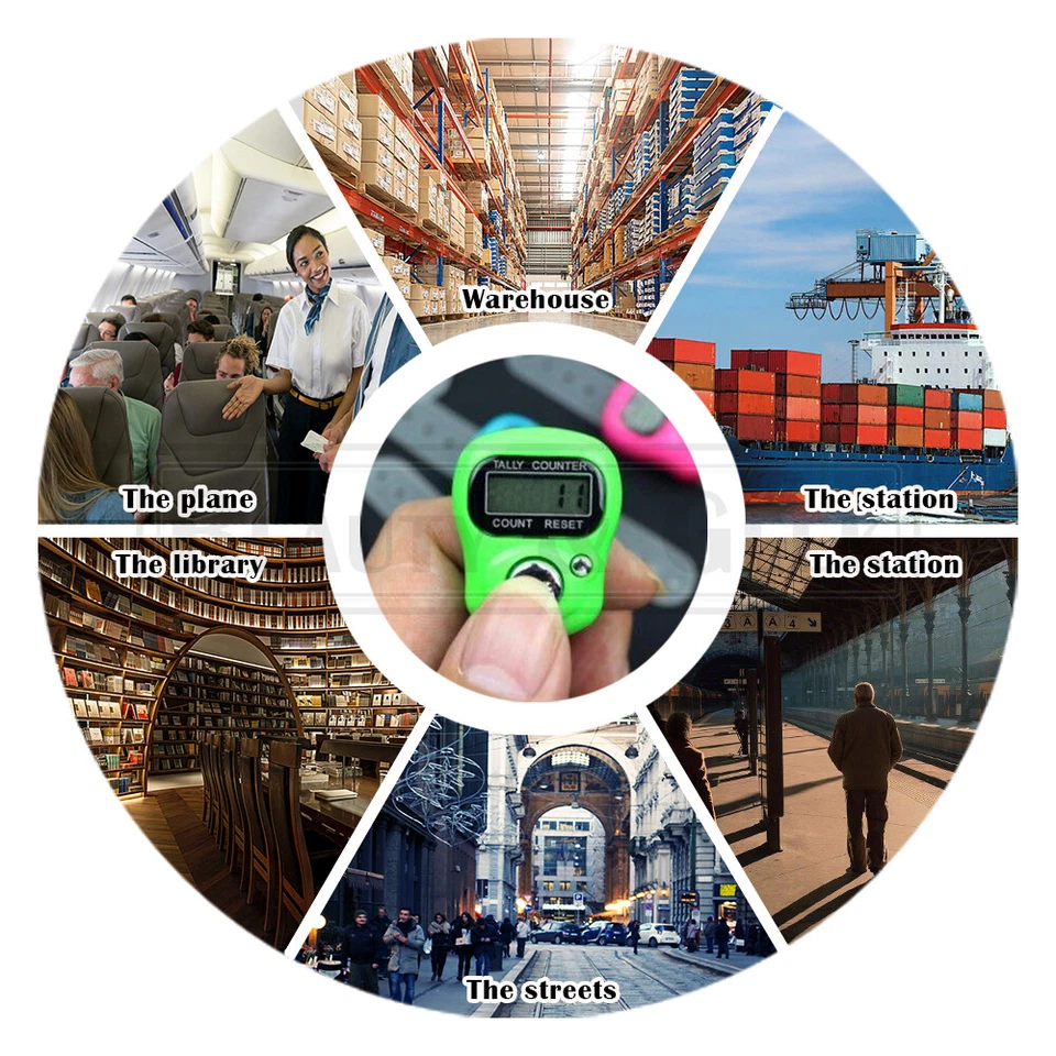 1-20PCS Digital LCD Electronic Golf Finger Hand Ring Knitting Row Counters Tally - image 3 of 3