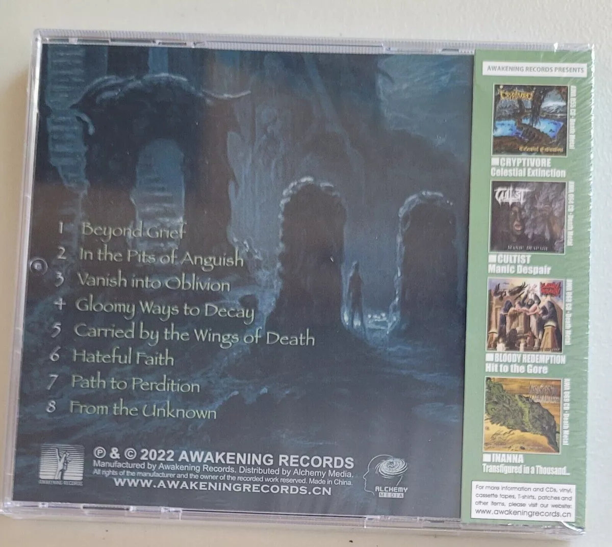 Cathartic Through The Abysmal Gates Of Subconscious New CD China Death Metal