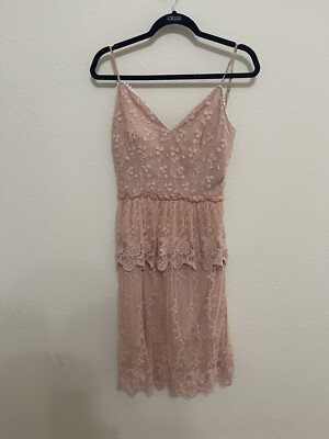 soieblu lace dress Lace Mini Dress W/ Kimono Sleeve - Soieblu Dress