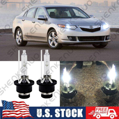 Front HID Xenon Headlight Bulbs For Acura TSX 2004-2014 Low Beam 35W 6000K Qty2