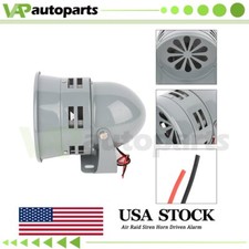 Gray Plastic Raid Siren 12v Car Truck Motorcycle Atv Small Electric Horn Alarm Gray Plastic Raid Siren 12v Car Truck Motorcycle Atv Small Electric Horn Alarm