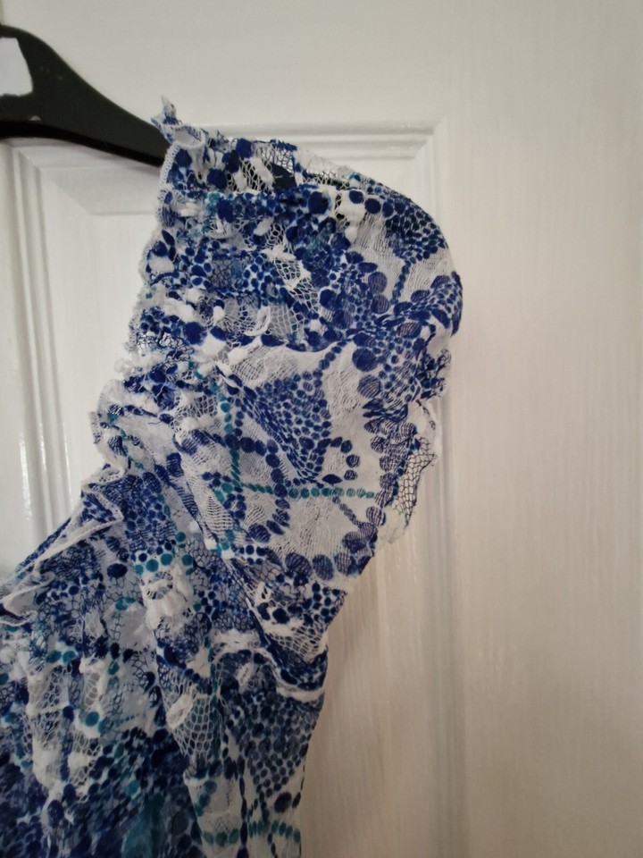 Blue Lacey Top 18 eBay