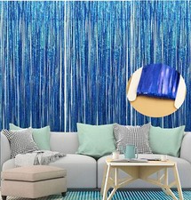 Foil Fringe Backdrop 3 Pack 3.3 ft x 8.2 ft Photo Booth Backdrop Curtain for ...