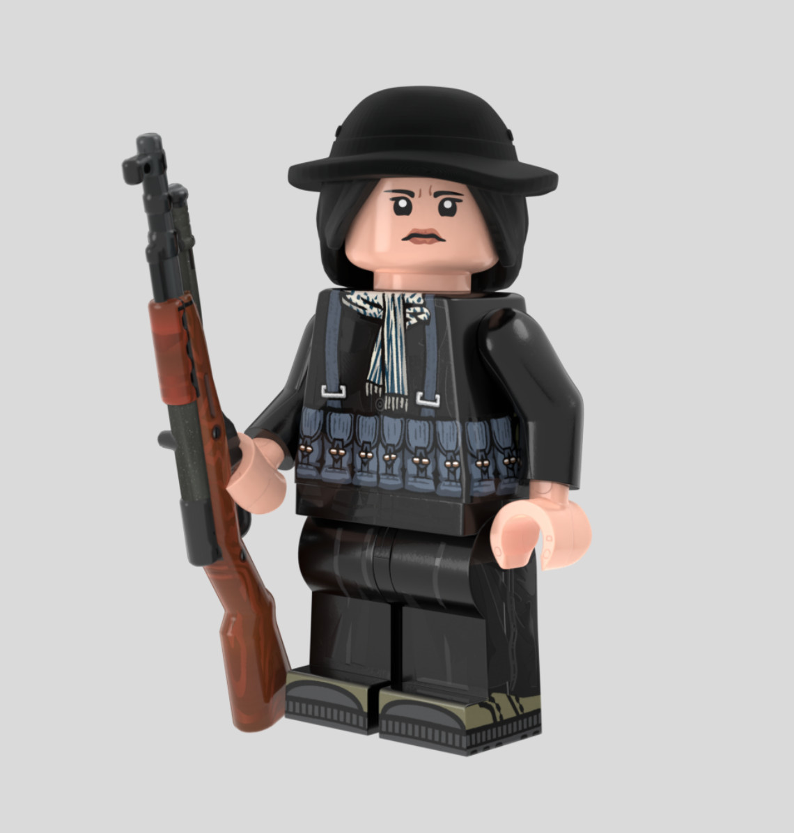 Минифигурка Vietcong Guerrilla Female Brickmania Minifigure Brand New