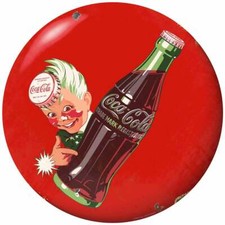 Coca-Cola Sprite Boy Bottle Button Wall Sticker Wall Art Decal 12 x 12