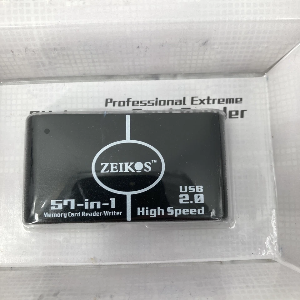 Zeikos High Speed 57-in-1 USB 2.0 Memory Card Reader Writer for all Memory Cards - Image 2 of 4