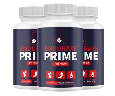 (3 Pack) Enduraxe Prime Advanced Capsules, EnduraxePrime Pills (180 Capsules)