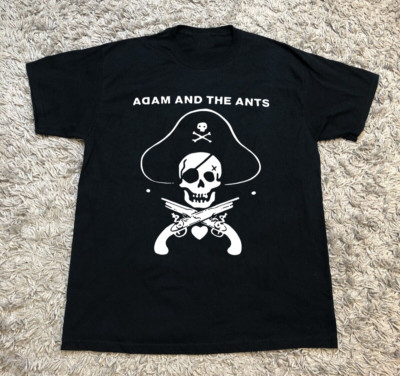 Retro Adam and The Ants T Shirt Black All Size Gift Fans KK142