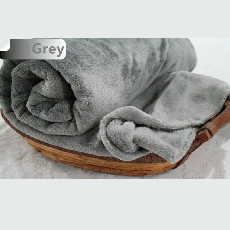 Tela de franela imitación coral terciopelo doble cara gruesa hágalo usted mismo para ropa de dormir manta coser Foto 4 de 4