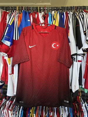 TURKEY 2016 2017 HOME FOOTBAL SHIRT SOCCER JERSEY NIKE 724638-010