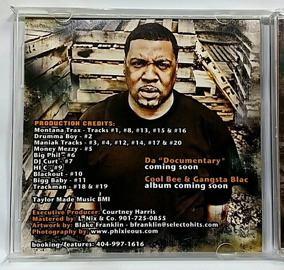 CD) Gangsta Blac – Return Of The Gangsta, US OG Press, TLMR 5921