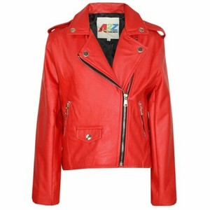 kids red leather jacket