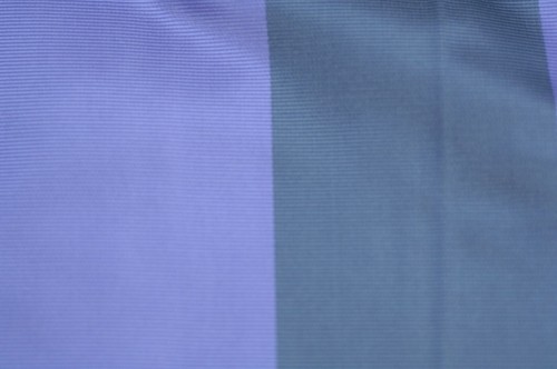Umberto Algodon Lavender Gray Bar Stripe Silk Pocket Square $75 Retail New - Picture 2 of 3